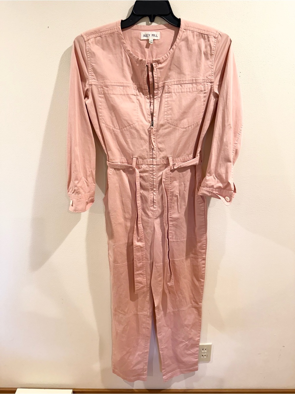 Alex Mill pink utility jumpsuit XS Pink